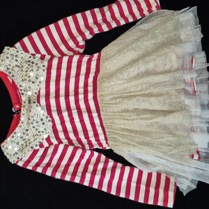 Newborn baby girls first christmas dress